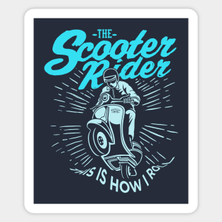Scooter Driver | motor rider Sticker